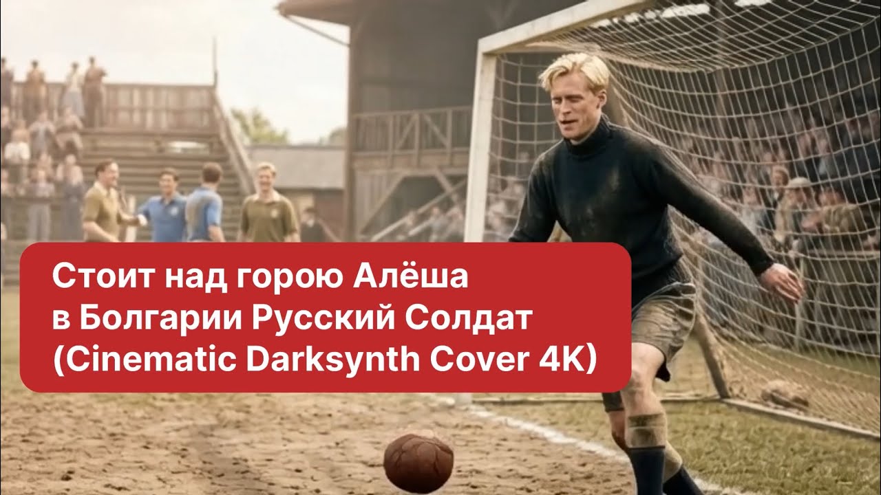 Стоит над горою Алёша в Болгарии Русский Солдат (Cinematic Darksynth Cover 4K) 