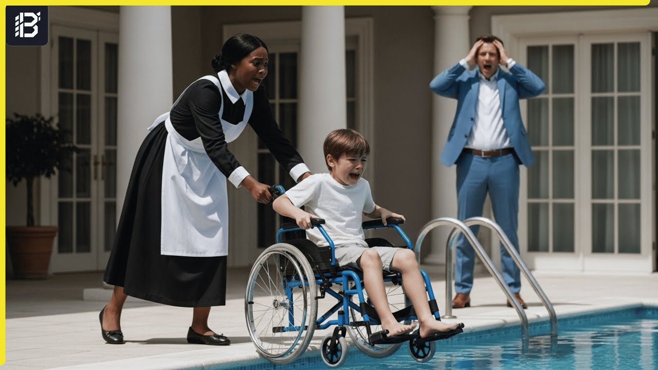 Billionaire Returns In Shock Seeing Black Maid Do The Unthinkable For His Disabled Son