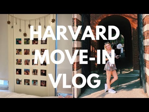 COLLEGE MOVE-IN VLOG! Freshman Year at Harvard University
