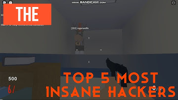 THE TOP 5 MOST INSANE HACKERS IN ENTIRE ROBLOX PROJECT LAZARUS!! (FRIENDLY HACKER?)