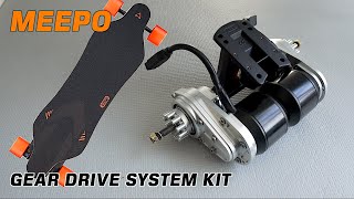 #218 GEAR DRIVE SYSTEM KIT FOR MEEPO ELECTRIC SKATEBOARD - feat. Voyager