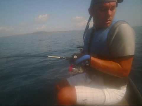 Awesome fishing on a jet-ski - YouTube