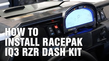 Racepak IQ3 RZR Dash Kit for Polaris RZR XP 1000