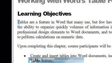 Inserting Drop Caps Into A Word Document
