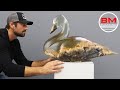 Carving a SWAN out of Wood & Epoxy