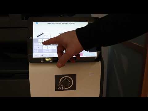 Ysoft: How to login with username and password on a Konica Minolta Device