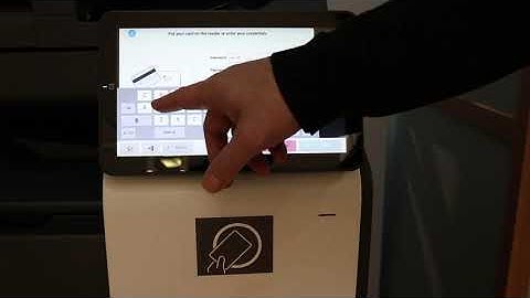 Ysoft: How to login with username and password on a Konica Minolta Device