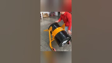 amazing video and work machines | Manual drum carrier and rotator