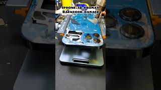 Iphone 12 promax backdoor damage #mobileuniverse #repair #smartphone #fix #bahrain #repairstore