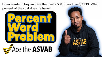 ASVAB Arithmetic Reasoning - Practice Test Question (Percent Word Problem and Solution)
