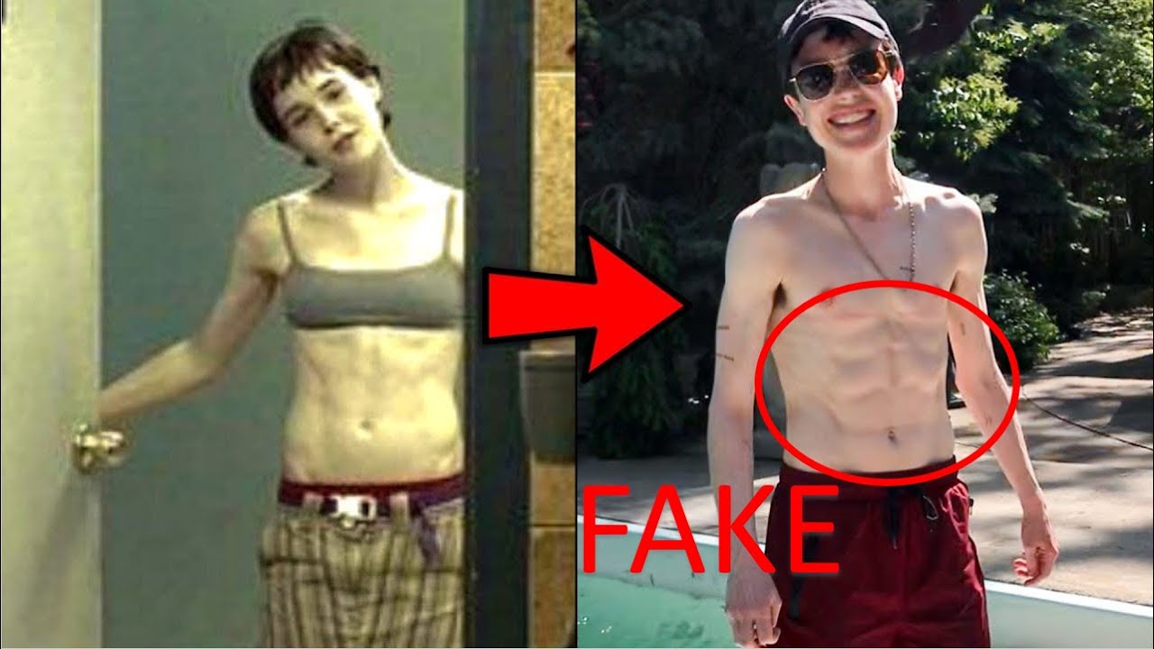 Ellen Page's fake abs are stunning and brave! YouTube
