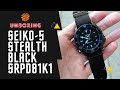 UNBOXING 2020 SEIKO 5 SPORTS STEALTH BLACK BLUE  SRPD81K1