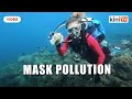 Face masks add to sea pollution