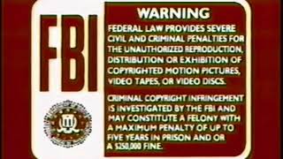 Red FBI Warnings (1991-1997)