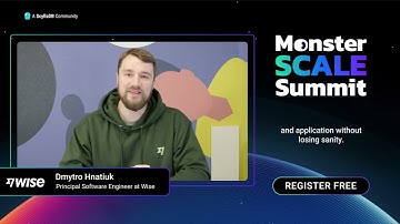 Monster Scale Summit 2025 - Dmytro Hnatiuk, Principal Software Engineer at Wise