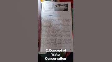 Water security,class - 9th, Unit 2, chapter 2 Concept of water conservation, questions and answers.