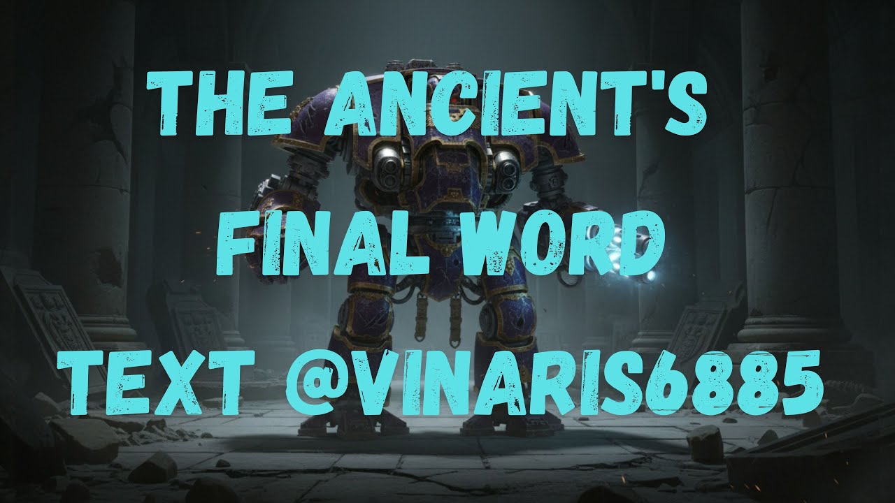 The Ancient's Final Word Cover text @vinaris6885