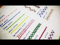 15 Basic Hand Embroidery Stitches Sampler for Absolute Beginners