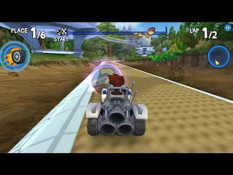 Red Planet gameplay with shortcut track