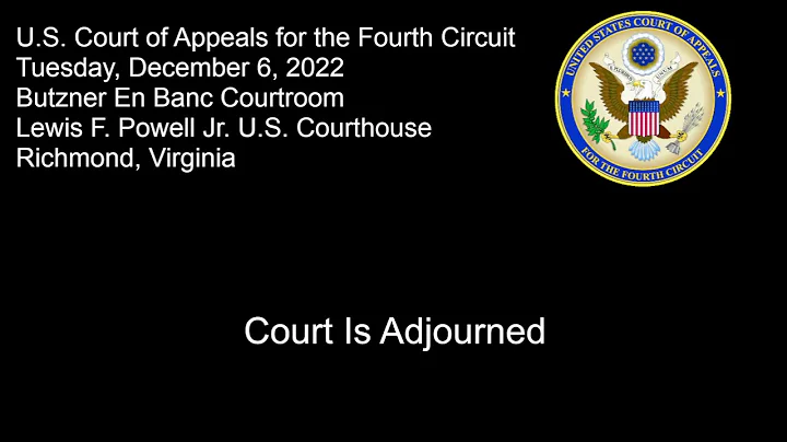Oral Arguments (Panel II) - 9:30AM Tuesday 12/6/2022