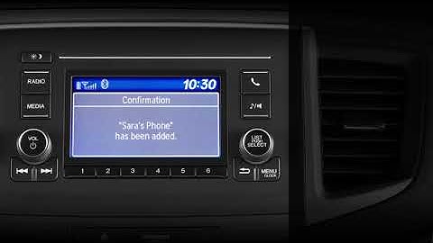 Honda Pilot: How to Pair Mobile Phones to Bluetooth® HandsFreeLink®: LCD Audio Models