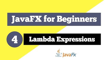 JavaFX Tutorial for Beginners 4 - How to use Lambda Expressions in JavaFX