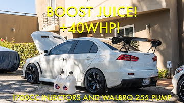 SWITCHING MY EVO X TO E85!