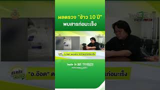 ตรวจข้าว 10 ปี พบสารก่อมะเร็ง - ภูมิธรรมแย้ง ขัดสีใหม่ ก็กินได้ | ThairathTV