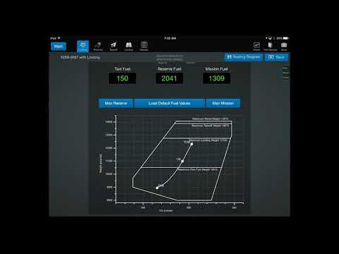 CESNAV Integrated iPad App for OEM Performance and W&B