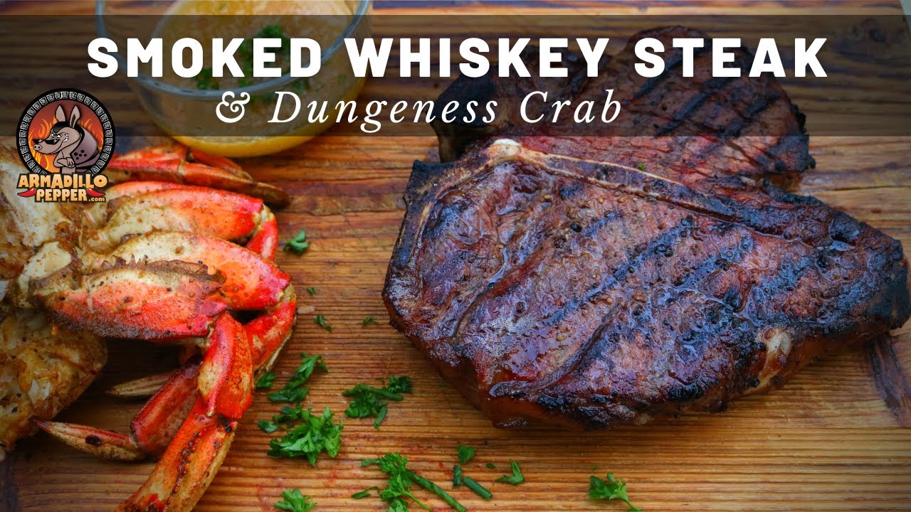 Smoked Dungeness Crab and Smoked Whiskey Steak for Valentine's Day | Pit Boss Pellet Grill