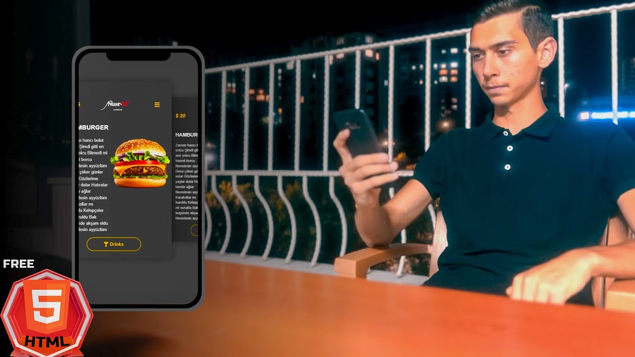 Qr Menu Html Template Free