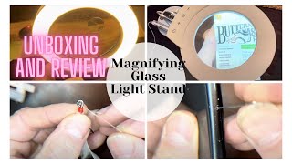 Make Life Easy With This Magnifying Glass Light Stand | 10X & 5X Magnification | Unboxing & Review