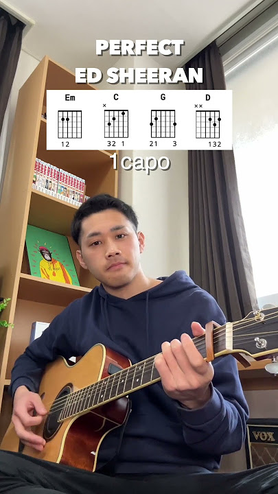 Ed Sheeran - Perfect (YU Easy Guitar Tutorial) #Shorts