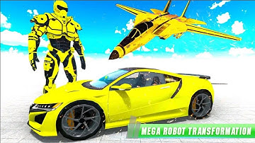Airplane Jet Robot Transform Shooting Game - Android Gameplay