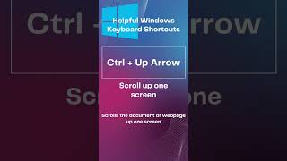 Windows Keyboard Shortcuts  Ctrl + Up Arrow ⬆️