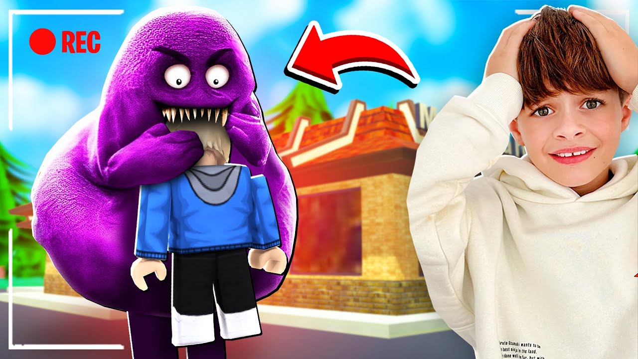 J'affronte Grimace Sur Roblox