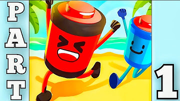 Battery Run 3D - Android iOS Mobile Gameplay Walkthrough All Levels Part 1 
