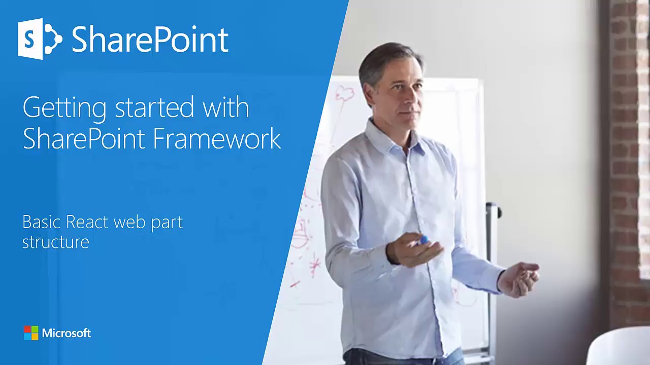 SharePoint Framework Training - Module 06 Section 1 - Basic project structure from Yeoman - YouTube