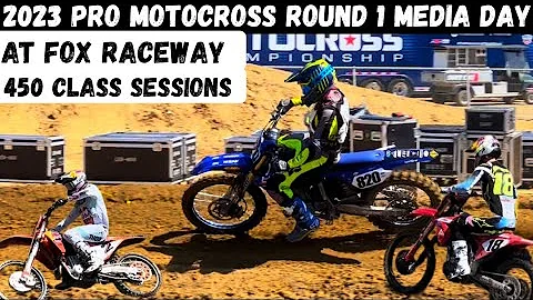 2023 Pro Motocross Round 1 Media Day at Fox Raceway