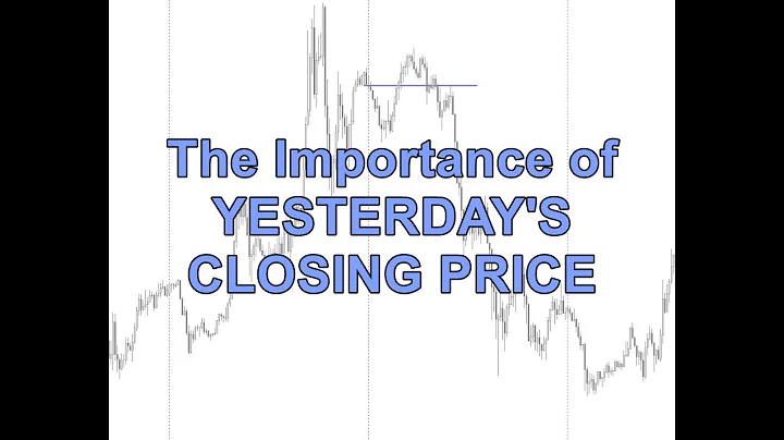 THE IMPORTANCE OF YESTERDAY'S CLOSING PRICE