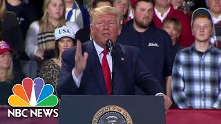 Trump Reacts To Impeachment Vote At Rally | NBC News