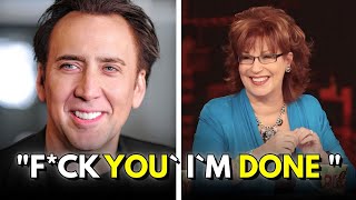 Joy Behar STOPS The View After Heated Clash With Nicolas Cage 2  | SHAPED BY IMAGINATION