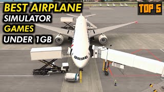 TOP 5 BEST AIRPLANE SIMULATOR GAMES | FOR ANDROID & IOS 2024 WITH HIGH GRAPHICS screenshot 5