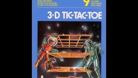 3D Tic-Tac-Toe - Atari Flashback Gold 8 HD - SOLVED