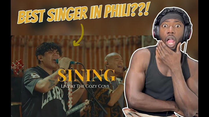 Dionela ft. Jay R - Sining (Reaction Video)