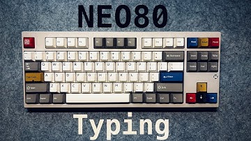 Clacky typing : Qwertykeys Neo80 & HMX Deep Navy Linear