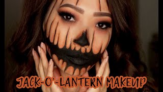 Halloween Jack-O-Lantern Makeup 🎃