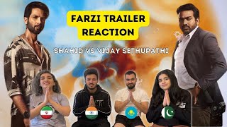 Farzi Trailer Reaction | Shahid Kapoor | Vijay Sethupathi | Foreigners React