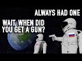 Russian Cosmonauts and Their Space Guns