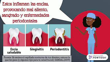 ¿Por qué hay que cepillarse los dientes antes de acostarse?